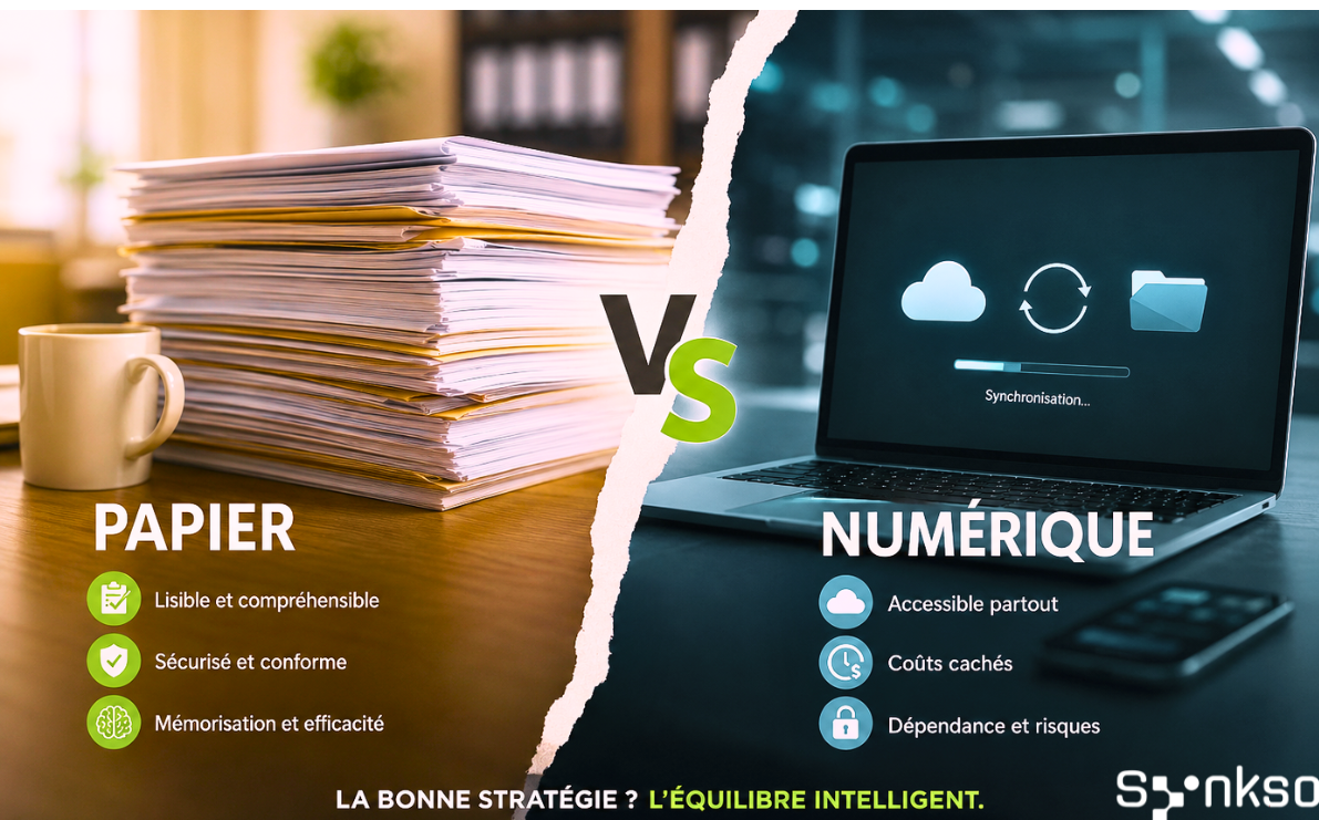 papier vs numérique